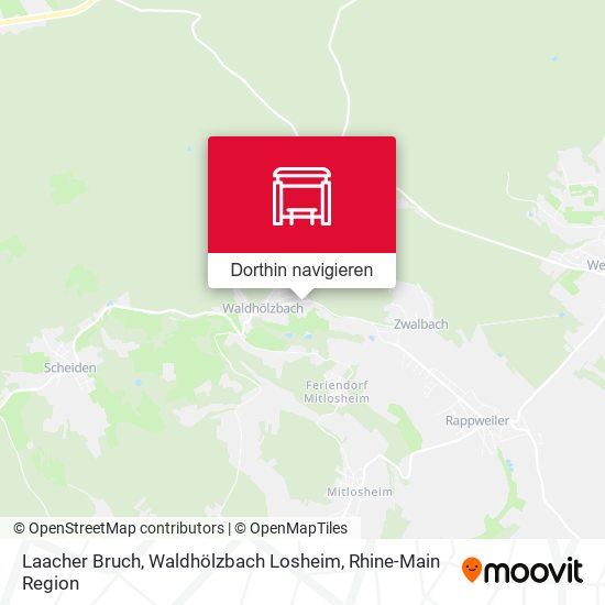 Laacher Bruch, Waldhölzbach Losheim Karte
