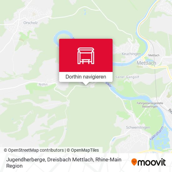Jugendherberge, Dreisbach Mettlach Karte
