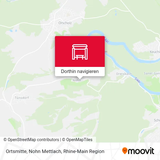 Ortsmitte, Nohn Mettlach Karte