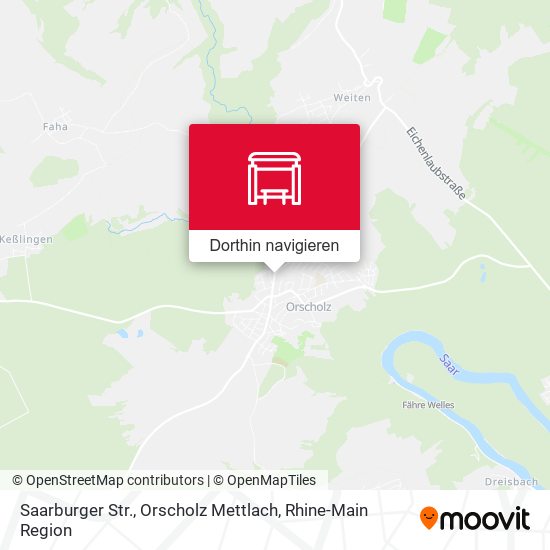 Saarburger Str., Orscholz Mettlach Karte
