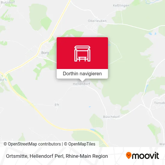 Ortsmitte, Hellendorf Perl Karte