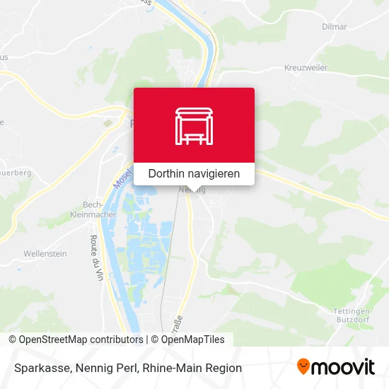 Sparkasse, Nennig Perl Karte