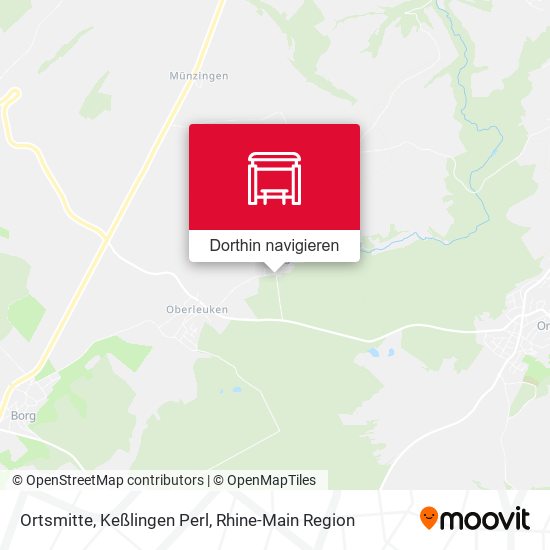 Ortsmitte, Keßlingen Perl Karte