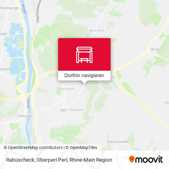 Rabüscheck, Oberperl Perl Karte