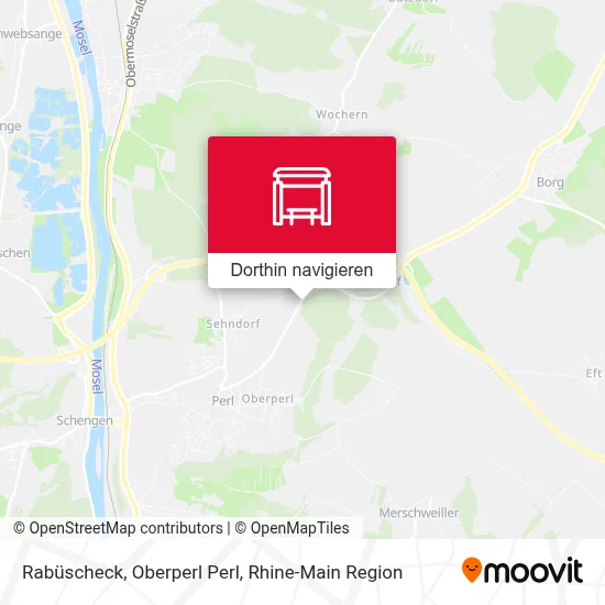 Rabüscheck, Oberperl Perl Karte