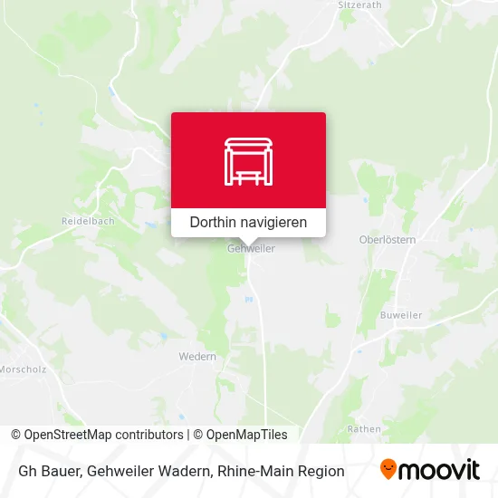 Gh Bauer, Gehweiler Wadern Karte