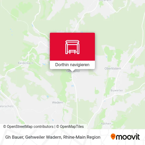 Gh Bauer, Gehweiler Wadern Karte