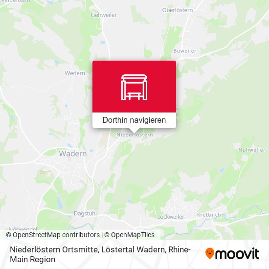 Niederlöstern Ortsmitte, Löstertal Wadern Karte