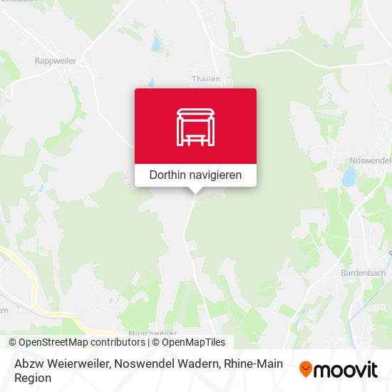 Abzw Weierweiler, Noswendel Wadern Karte