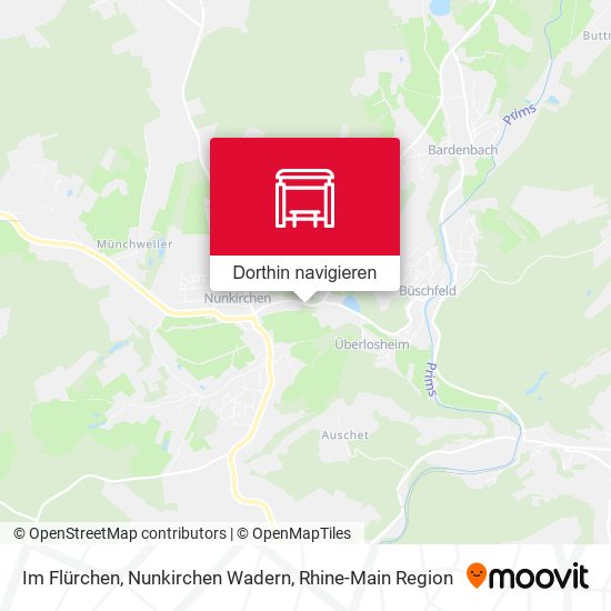 Im Flürchen, Nunkirchen Wadern Karte