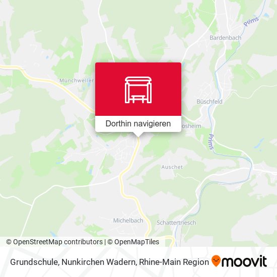 Grundschule, Nunkirchen Wadern Karte