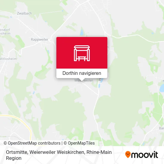 Ortsmitte, Weierweiler Weiskirchen Karte