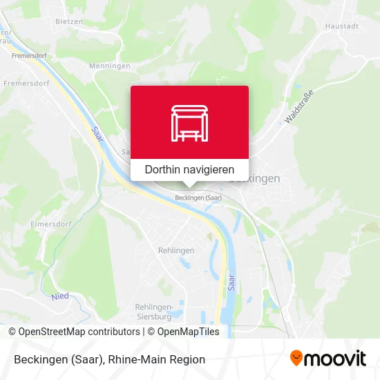Beckingen (Saar) Karte