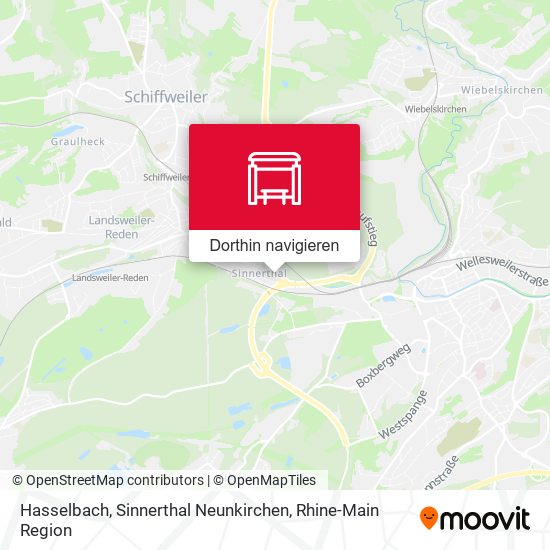 Hasselbach, Sinnerthal Neunkirchen Karte