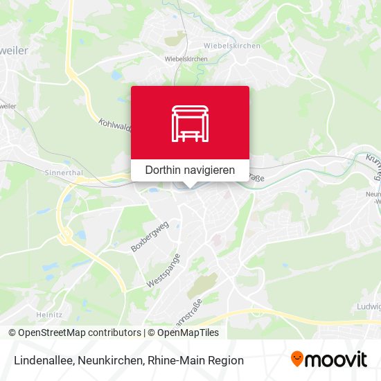 Lindenallee, Neunkirchen Karte