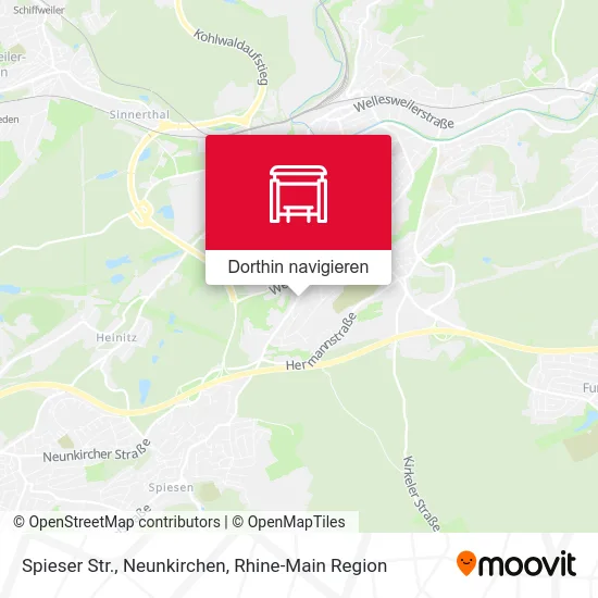 Spieser Str., Neunkirchen Karte