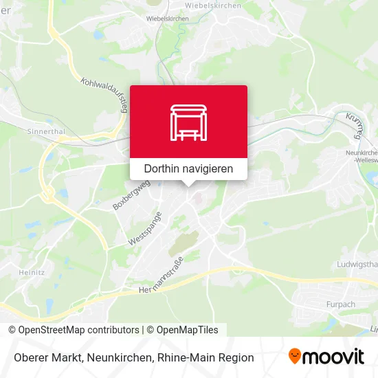 Oberer Markt, Neunkirchen Karte