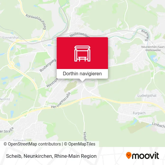 Scheib, Neunkirchen Karte