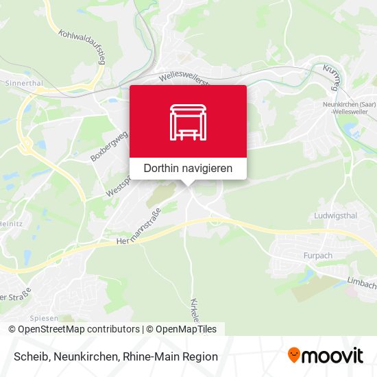 Scheib, Neunkirchen Karte