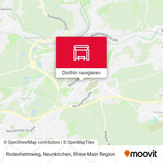 Rodenheimweg, Neunkirchen Karte