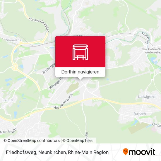 Friedhofsweg, Neunkirchen Karte