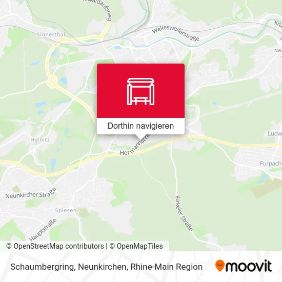 Schaumbergring, Neunkirchen Karte