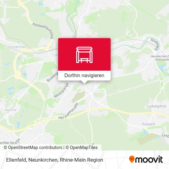 Ellenfeld, Neunkirchen Karte