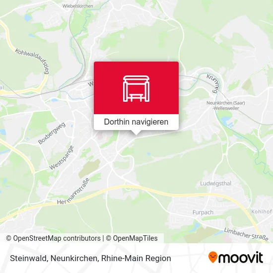 Steinwald, Neunkirchen Karte