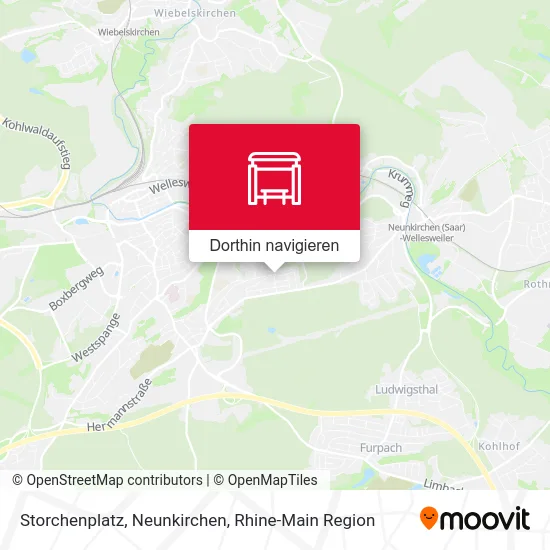 Storchenplatz, Neunkirchen Karte