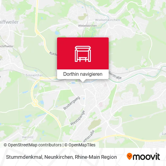 Stummdenkmal, Neunkirchen Karte