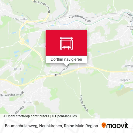 Baumschulenweg, Neunkirchen Karte