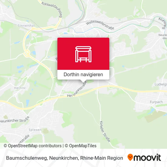 Baumschulenweg, Neunkirchen Karte