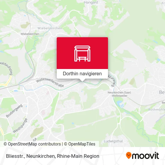 Bliesstr., Neunkirchen Karte