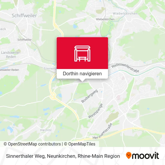 Sinnerthaler Weg, Neunkirchen Karte