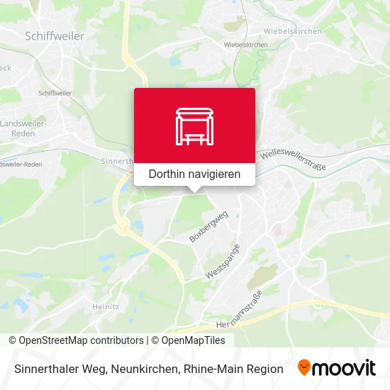 Sinnerthaler Weg, Neunkirchen Karte