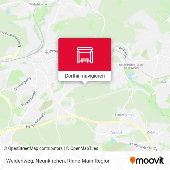 Weidenweg, Neunkirchen Karte