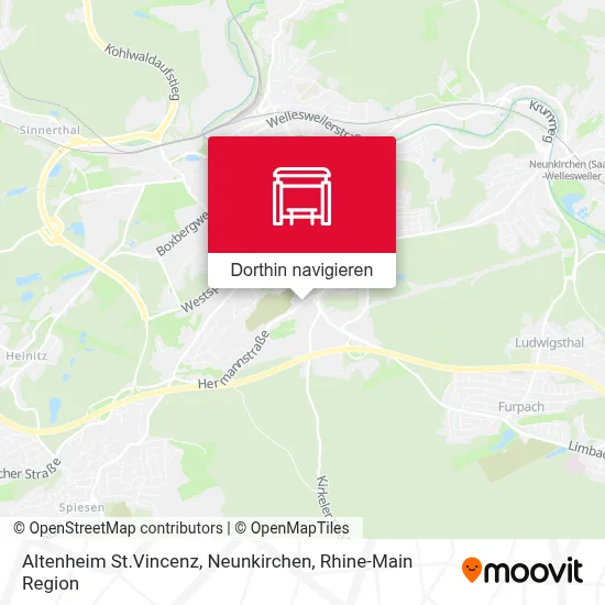 Altenheim St.Vincenz, Neunkirchen Karte