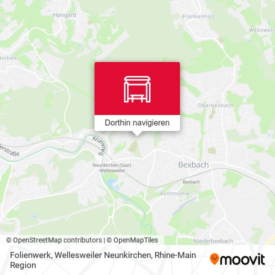 Folienwerk, Wellesweiler Neunkirchen Karte