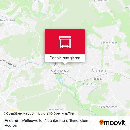 Friedhof, Wellesweiler Neunkirchen Karte