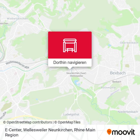 E-Center, Wellesweiler Neunkirchen Karte