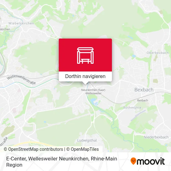 E-Center, Wellesweiler Neunkirchen Karte