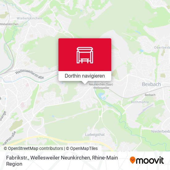 Fabrikstr., Wellesweiler Neunkirchen Karte