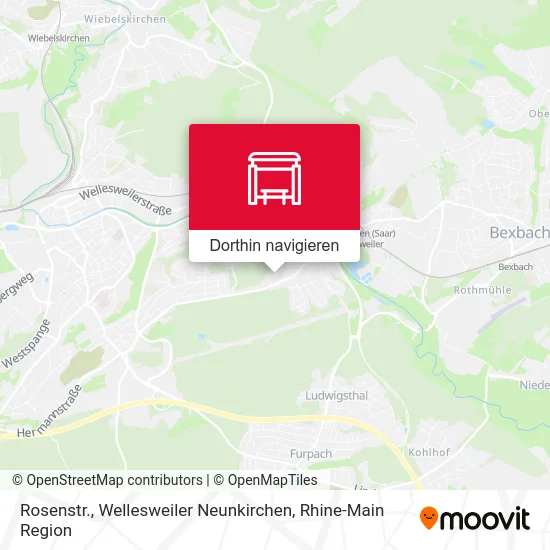 Rosenstr., Wellesweiler Neunkirchen Karte
