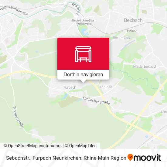 Sebachstr., Furpach Neunkirchen Karte