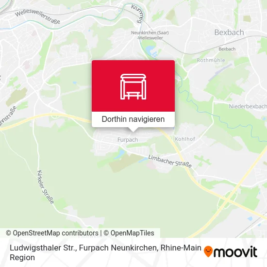 Ludwigsthaler Str., Furpach Neunkirchen Karte