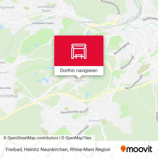 Freibad, Heinitz Neunkirchen Karte