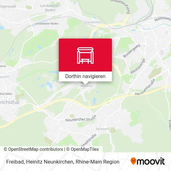 Freibad, Heinitz Neunkirchen Karte