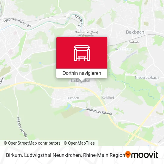 Birkum, Ludwigsthal Neunkirchen Karte