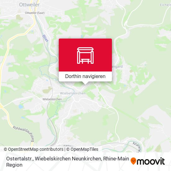 Ostertalstr., Wiebelskirchen Neunkirchen Karte