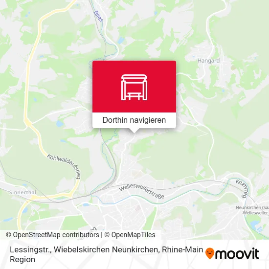 Lessingstr., Wiebelskirchen Neunkirchen Karte